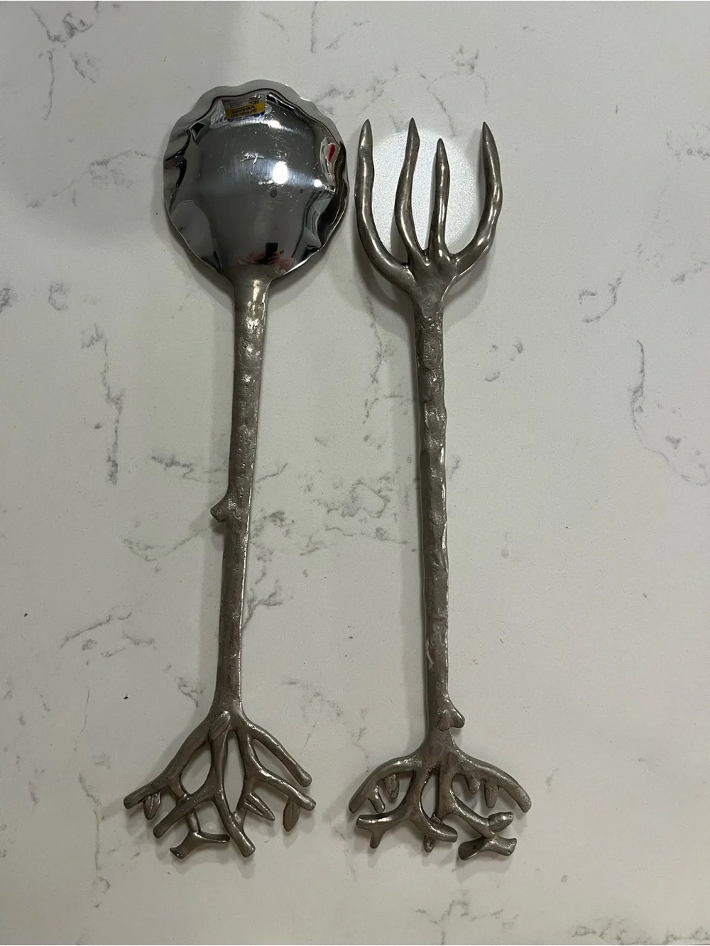 Vntg Michael Aram Dream Fairy Tale Collection Stainless Tree of Life Serving Set